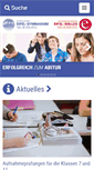 Mobile Screenshot of eifel-gymnasium.de